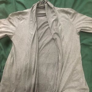 Light Long grey cardigan